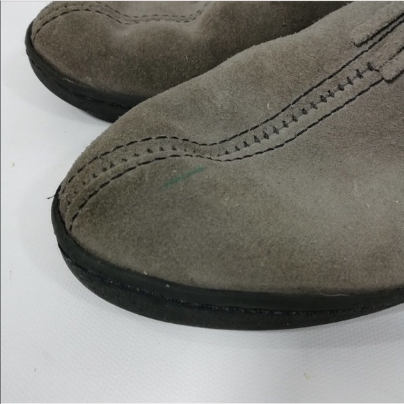 2 pairs MINNETONKA Moccasin fringe shearling Suede Booties - Picture 3 of 13